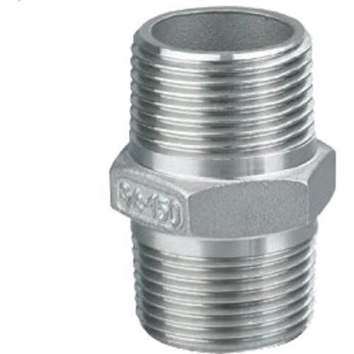 Male to Male Hex Nipple Threaded Reducer Pipe Fitting Stainless Steel 304 DN6 DN8 DN10 DN15 DN20 DN25 DN32 DN50