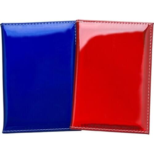 Russian Laser Passport Cover High Gloss Passport Holder PU Leather Ticket Credit Card Holder Travel Passport Bag