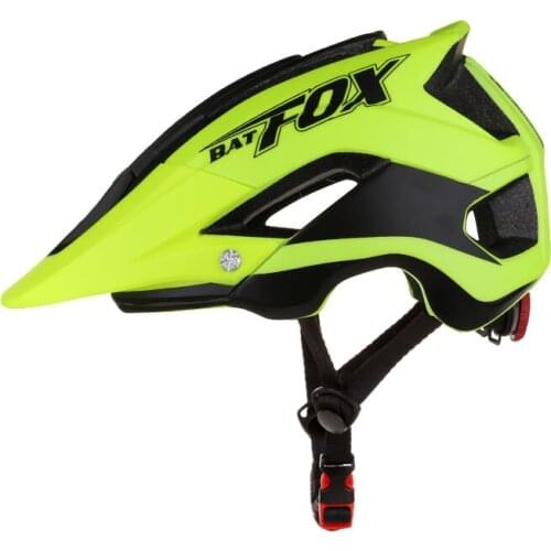 BATFOX MTB Cycling Helmet Casco Bicicleta Mountain Road Dirt Bike Helmet Women Men Bicycle Helmet With Visor