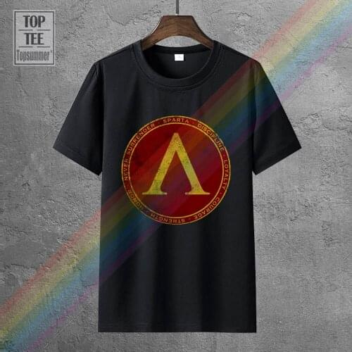 Sparta T Shirt Spartans Poleis Polis Spartaner Spartiaten Never Surrender