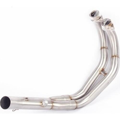 Motorcycle Exhaust Front Connect Tube Header Pipe Stainless Steel Exhaust System For Yamaha MT07 Until 2020 Years