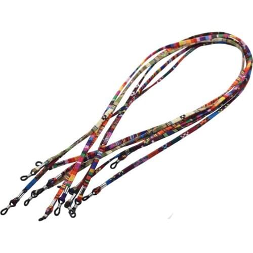10pcs Ethnic Glasses Adjustable Shoulder Strap Lanyard Sports Glasses