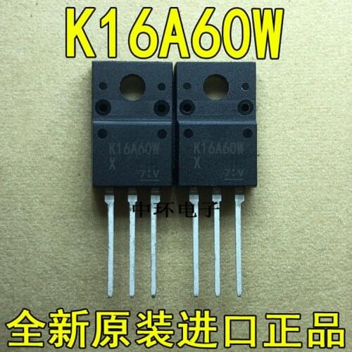 10 PCS TK16A60W K16A60W TO-220F MOS TO-220F 16A/600V
