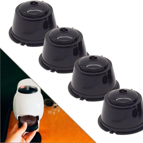 4PCS Refillable Capsules Coffee Reusable Filter for Nescafe DOLCE GUSTO Multiple Colors Coffee Pods High-quality espresso tools