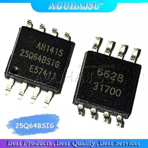 5pcs/lot 25Q64BSIG 64M memory chip flash memory chips GD25Q64BSIG SMD SOP-8 new original