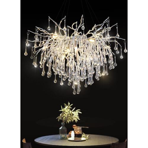 Artpad Chrome Chandeliers