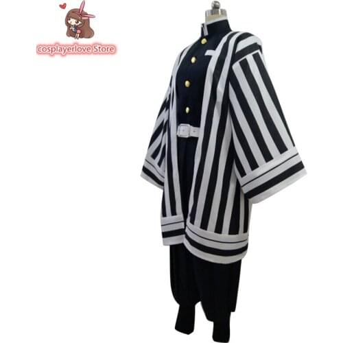Demon Slayer: Kimetsu no Yaiba Iguro Obanai Cosplay Costume for Halloween Christmas Costume