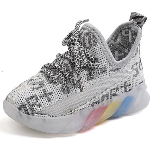 Childrens Running Sports Shoes Girls' Coconut Sneakers Summer 2021 Mesh Boys' Casual Tn Rainbow Color Bottom Comfortable style