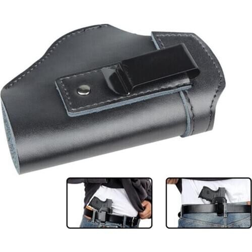 Right left Leather Concealed Carry Gun Holster for Glock 17 19 Beretta M92 USP P226 cz75 Glock Holster Arisoft Pistol Clip Case