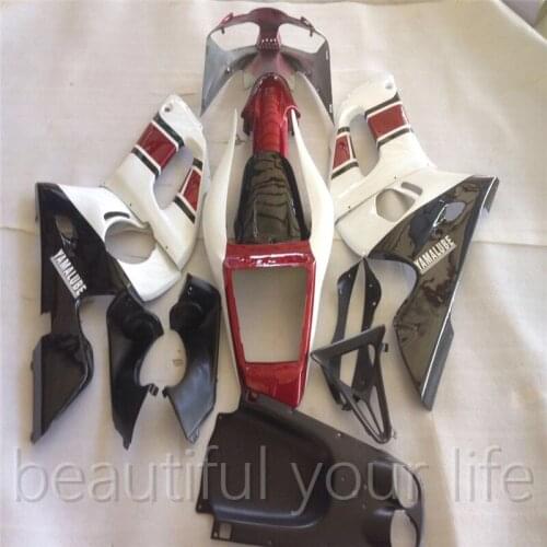 HOT fairing kit for YAMAHA 1998 1999 2000 2001 2002 R6 YZF R6 98-02 white red
