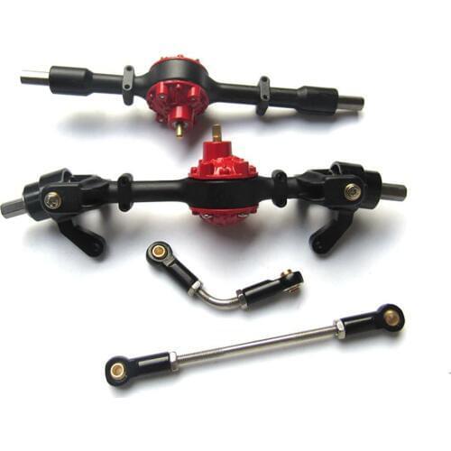 Metal Front & Rear Axle Assembly for WPL B1 B-1 B14 B-14 B16 B-16 B24 B-24 C14 C-14 C24 B36 RC Car Spare Parts DIY Accessories