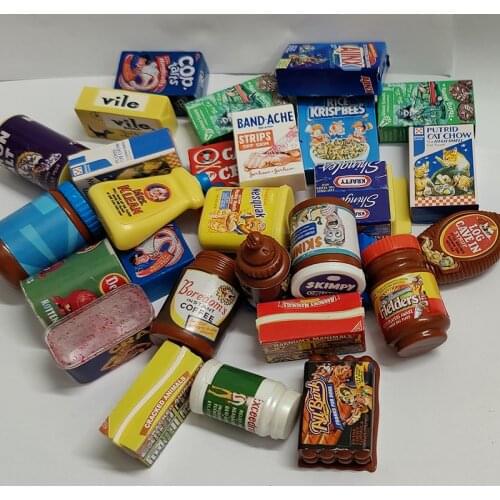 New Dollhouse Miniature Food Simulation Supermarket Daily Necessities Pretend Play Kitchen Decor Accessories Kids Toys