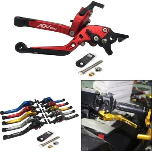 New With ADV150 logo Left Right Parking Function Motorcycle Foldable Extendable Brake Levers For Honda ADV150 ADV 150 2019 2020