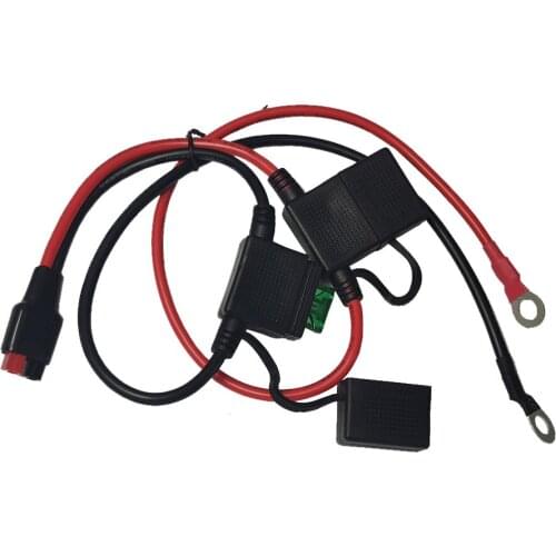 JKM 30A photovoltaic line solar panel connector high power high current to O-shaped terminal with two 30A fuse boxes