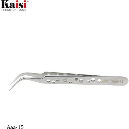 Kaisi Ultra-Precision Tweezers With Hole Tip, Elbow, Wide Mouth Series For Phone Repair Tool