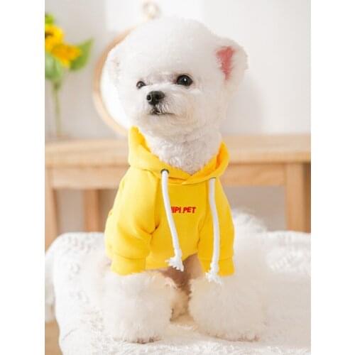 Spring Autumn Dog Sweatshirt Hoodies Cat Puppy Coat Outfit Pet Dog Clothes Yorkie Pomeranian Bichon Poodle Schnauzer Clothing