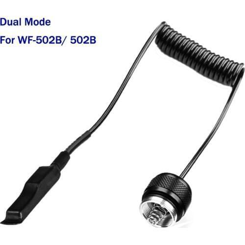 Dual Mode Tactical Switch for WF-502B Flashlight Remote Control Pressure Switch 502B Tail Switch for LED Flashlight Torch