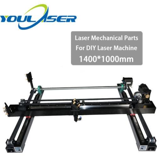 Whole Set Co2 Laser Mechanical Parts 1400*1000mm for DIY 1410 CO2 Laser Engraving Cutting Machine Laser Spare Parts Kit