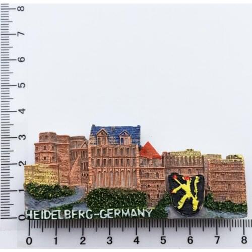 Germany Heidelberg Castle three-dimensional scenery tourist souvenirs magnetic stickers refrigerator