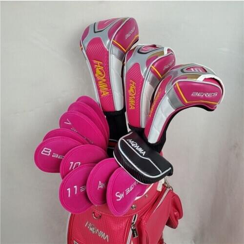 Golf Set Women Golf Clubs Complete Set Honma Beres IS-06 4 Star Driver+Fairway+Golf Iron+Putter/13Pcs with Golf Club Head Cover