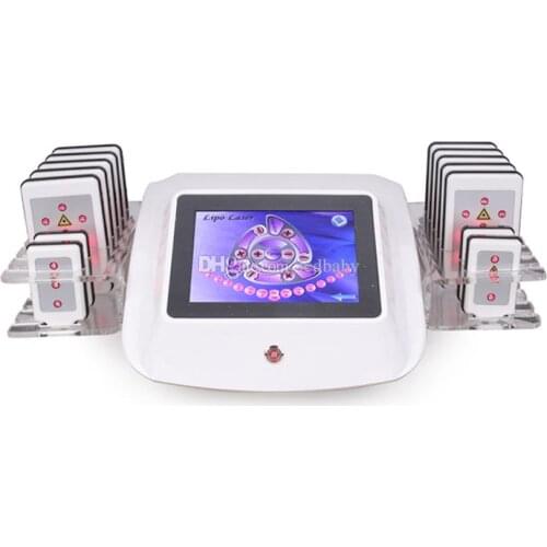 Best Price Lipo Laser Slimming Liposuction Lipolaser Machine 14 Pad Lipo Lasers LLLT Diode Cellulite Removal Fat Loss Home Salon