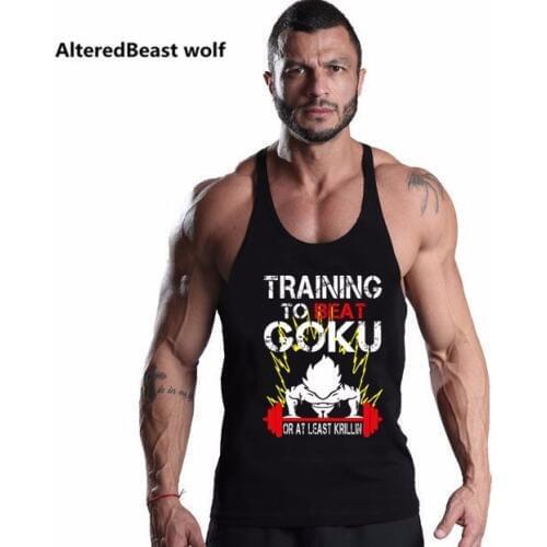 Fitness Men Tank Top TRAINING print brand Sleeveless Men Vest clothing Bodybuilding Men o-neck cotton Stringer 2021 Men Tank Top