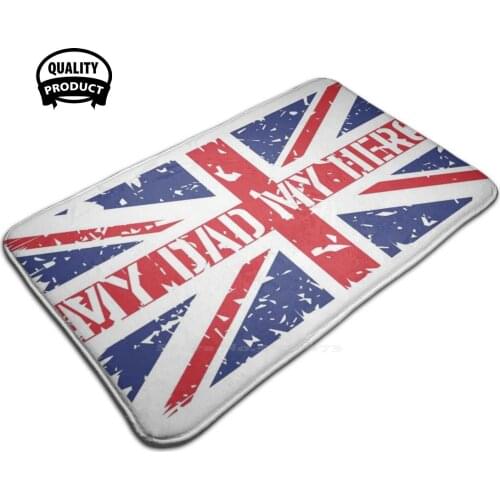 My Dad My Hero Soft Foot Pad Room Goods Rug Carpet Dad Father Hero Army Sas Uk Flag
