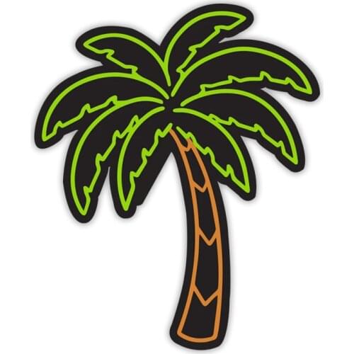 S50860# 13CM/17CM Personality PVC Decal For NEON PALM Waterproof Car Sticker on Motorcycle Laptop Decorative