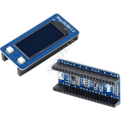 Raspberry Pi Pico 1.3inch OLED Display Module SPI/I2C