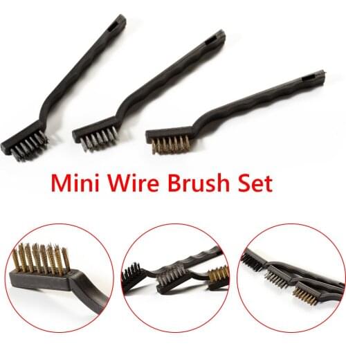3Pcs Car Engine Scratch Washer Auto Detailing Brush Special PP Silk Brush Cleaner More Thorough Car Cleaning Tool Accessories