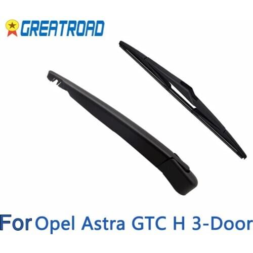 Wiper 9" Rear Wiper Blade & Arm Set Kit For Opel Astra GTC H 3-Door Hatchback 04-09 Windshield Windscreen Rear Window