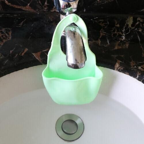 Drying Rack Scrubbers Soap Storage Rack Sponge Holder Bag Kitchen Sink Sponge Holder Hanging Basket Kitchen Bathroom Toilet