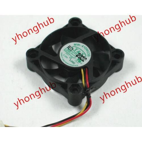 T&T MW-410M03B DC 3.3V 0.28A 40x40x10mm Server Cooling Fan