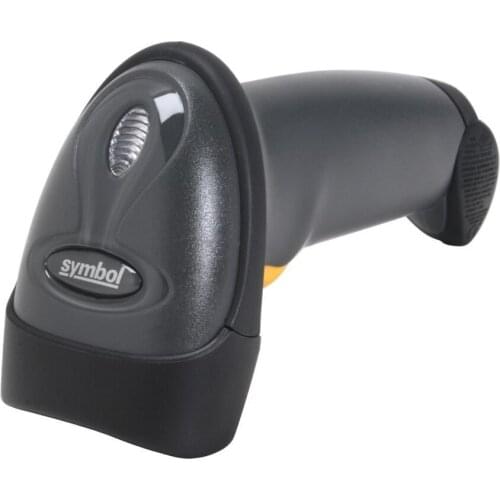 High Performance Handheld 1D Laser Barcode Scanner Zebra Symbol LS2208-SR20007R Corded RS232 KBW TGCS (IBM) 46XX over RS485 USB
