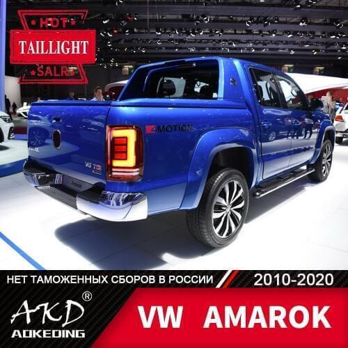 Tail Lamp For Car VW AMAROK 2010-2020 Volkswagen amarok LED Tail Lights Fog Lights Day Running Light DRL Tuning Cars Accessories