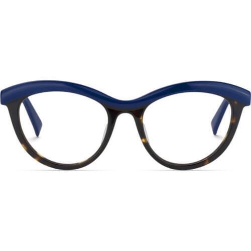 Zeelool Womens Oversized Browline Cat Eye Glasses Frame with Clear Lens Sean FP0124