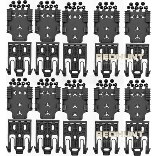 10pcs Safari Quick Locking System Kit Safar QLS System Duty Receiver Plate fit all Glock 1911 M9 P226