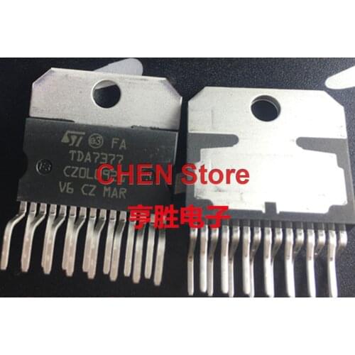 1PCS/10PCS ST TDA7377 ZIP-15P singlechip Audio amplifier TDA 7377 zip15p 2x30W DUAL/QUAD POWER AMPLIFIER FOR CAR RADIO