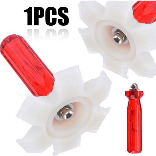 1pc Condenser Fin Comb HVAC/Auto Evaporator Condenser Fin Comb 6-in-1 Straightener Cleaner Rake Tool