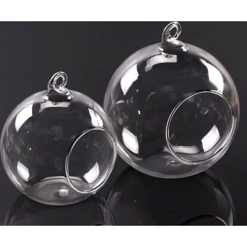 13pcs/pack Promotion Mix Hanging Glass Terrarium Vase Diameter=10cm 15cm Home Decoration Water Plant Bottle