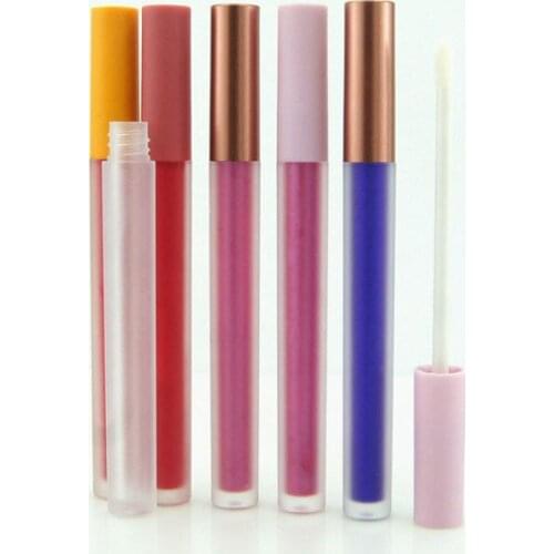 150pcs Empty Lip Gloss Tubes Transparent Wand Tubes Refillable Lipgloss Containers, 1.5ml