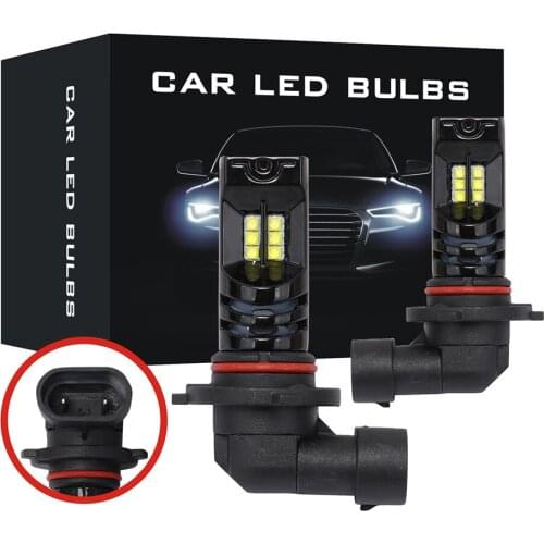 2pcs 6000K 55W 9005 9006 LED Car Headlight Bulbs H11 H7 Headlamp Bulbs for Auto Motorcycle 12-24V Light Lamp