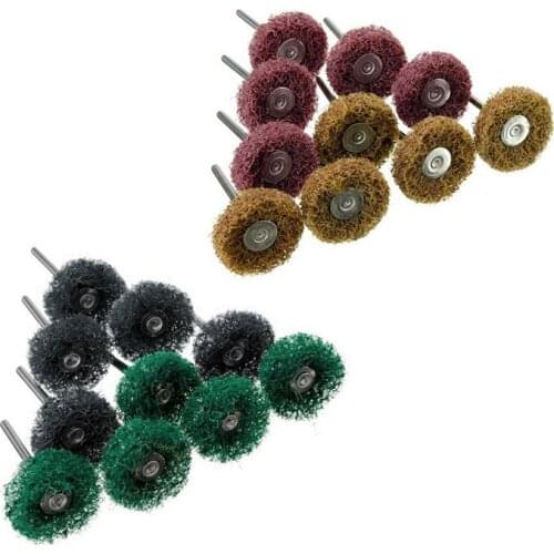 20PCS Buffers Polishers Abrasive 1" Brite Wheels Mixed Set New Sell