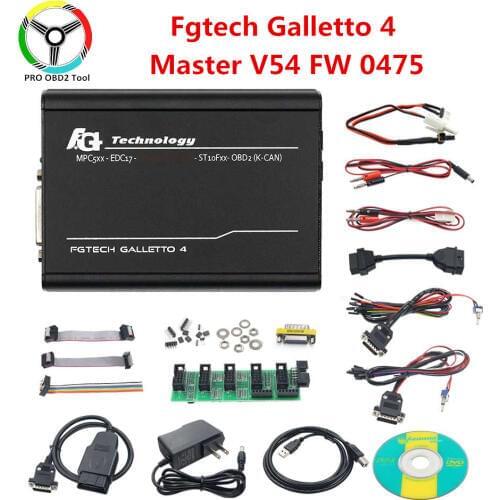 Quality FG Tech 0475 V54 Galletto 4 Full Chip ECU Programmer Support BDM Full Function Fgtech V54 Auto ECU Chip Tuning
