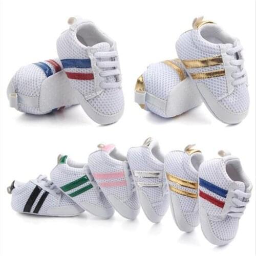 2017 Lovely Mesh Baby Sport Shoes Antislip infants First Walkers Sneakers