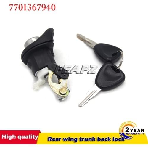 7701367940 For DACIA LOGAN 04-06 SANDERO 08-16 TAILGATE TRUNK BACK LOCK WITH TWO KEYS