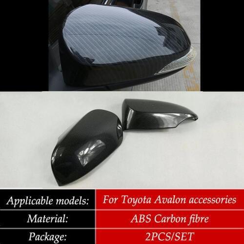 ABS Carbon fibre For Toyota Avalon 2013 2014 20152016 Car rearview mirror cover Cover Trim exterior car styling accessories 2pcs