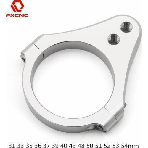 31-54mm CNC Aluminum Steering Damper Motorcycle Damper Bracket Support Holder For Yamaha YZF R1 R6 R3 MT07 MT09 FZ1 Tamx Nmax XJ