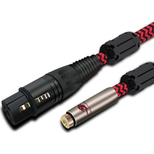 Audio Cable Mini Jack 1/8" Female 3.5mm to XLR Female 3 Pin Plug for AMP Mixer OFC Speaker Microphone Mic Cable 1m 2m 3m 5m 8m