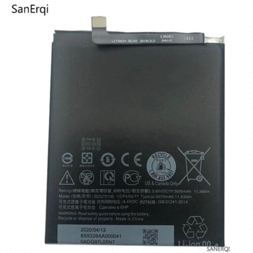 Battery For HTC Battery B2Q72100 For HTC B2Q72100 Battery Cell Phone 3.85V 3075mah Battery